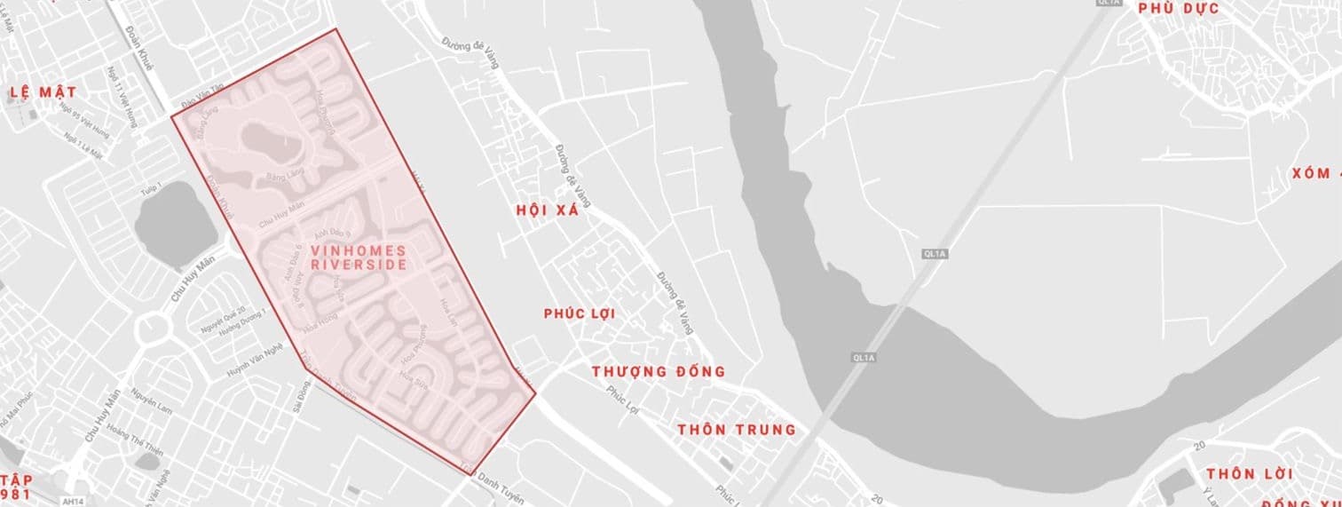 Bản đồ vị trí trụ sở chính Tập đoàn Sangroup